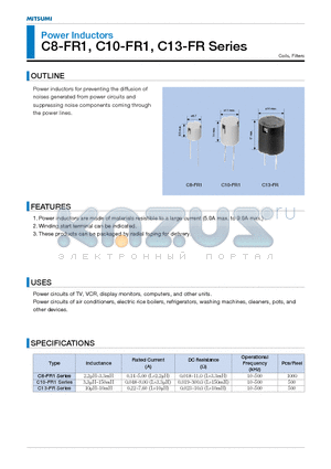 C8-FR1 datasheet - Power Inductors