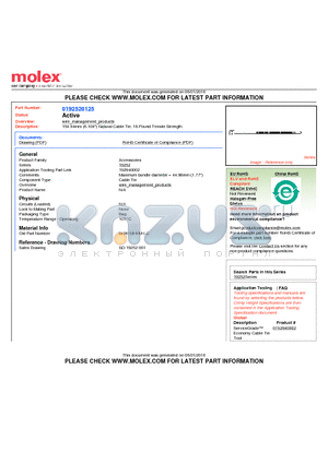 0192520125 datasheet - 154.94mm (6.100