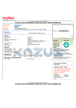 0192520137 datasheet - 149.86mm (5.900