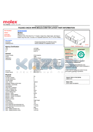 39-30-3055 datasheet - 4.20mm (.165