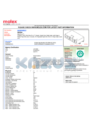 39-30-4031 datasheet - 4.20mm (.165