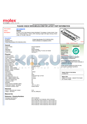 51338-2274 datasheet - 0.40mm (.016