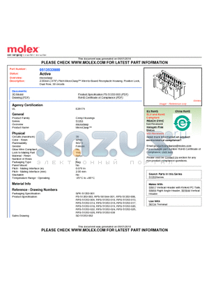 51353-3800 datasheet - 2.00mm (.079