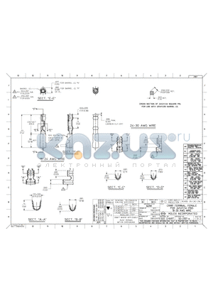 02-05-1104 datasheet - CRIMP TERMINAL, FEMALE FOR .045/(1.14) PINS 18-30 AWG WIRE