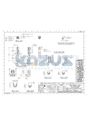 02-05-1119 datasheet - CRIMP TERMINAL, FEMALE FOR .045/(1.14) PINS 18-30 AWG WIRE