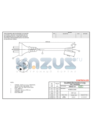 390001-01 datasheet - POWER CORD