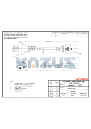 390004-01 datasheet - POWER CORD