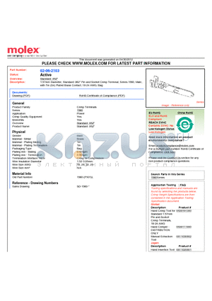 02-06-2103 datasheet - 1.57mm Diameter