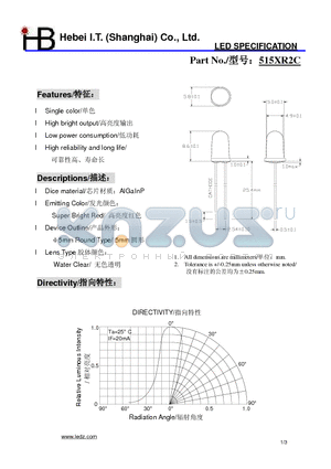 515XR2C datasheet - LED