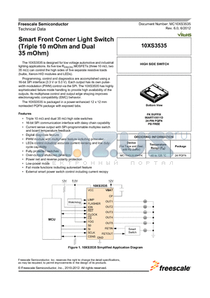 10XS3535 datasheet - Smart Front Corner Light Switch