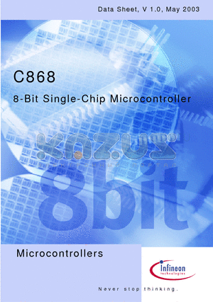 C868 datasheet - 8-Bit Single-Chip Microcontroller