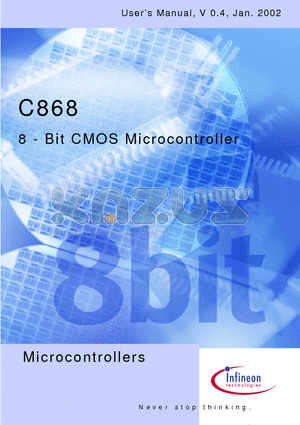 C868_02 datasheet - 8 - Bit CMOS Microcontroller