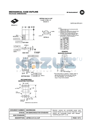517BU-01 datasheet - Electronic versions are uncontrolled except when accessed directly