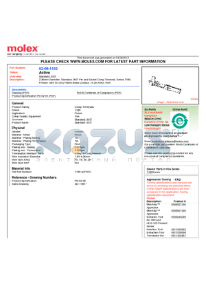 02-09-1102 datasheet - 2.36mm Diameter