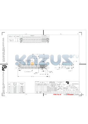 51915-176LF datasheet - 24S  12P R/A STB RECEPTACLE