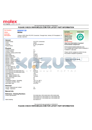 52030-1129 datasheet - 1.00mm (.039