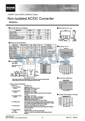 BP5035A5_10 datasheet - Non-Isolated AC/DC Converter