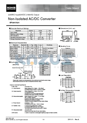 BP5047A24 datasheet - Non-Isolated AC/DC Converter