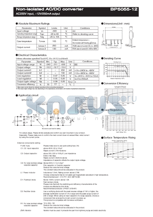 BP5055-12 datasheet - Non-isolated AC/DC converter