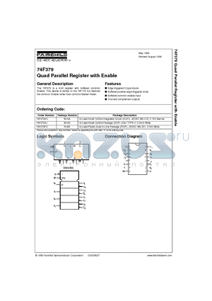 74F379SC datasheet - Quad Parallel Register with Enable