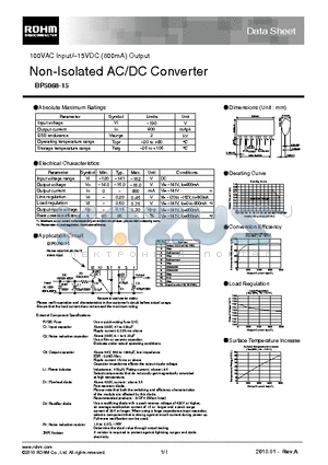 BP5068-15 datasheet - Non-Isolated AC/DC Converter