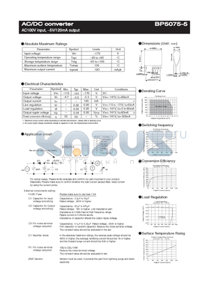 BP5075-5 datasheet - AC/DC converter