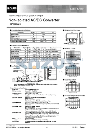 BP5068A24_10 datasheet - Non-Isolated AC/DC Converter