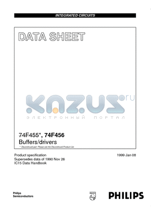 74F456 datasheet - Buffers/drivers
