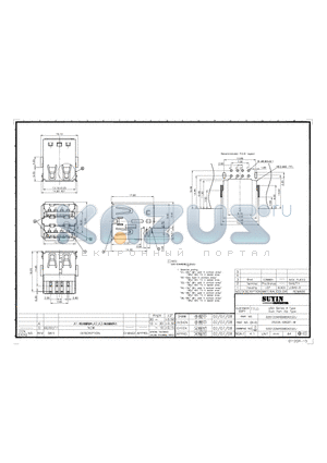 020122MR008S423ZU datasheet - USB SERIES A TYPE DUAL PORT DIP TYPE