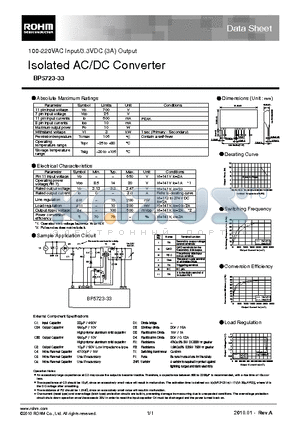 BP5723-33 datasheet - Isolated AC/DC Converter