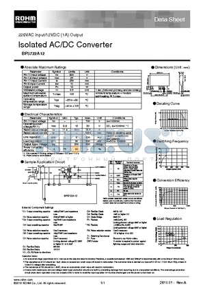BP5722A12_10 datasheet - Isolated AC/DC Converter