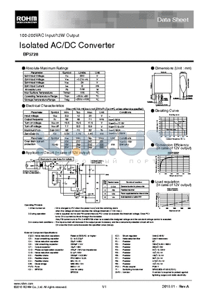 BP5728 datasheet - Isolated AC/DC Converter