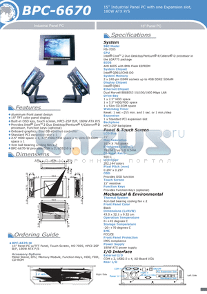 BPC-6670-W datasheet - 15