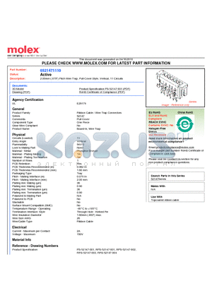 52147-1110 datasheet - 2.00mm (.079