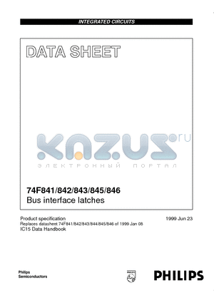 74F845 datasheet - Bus interface latches