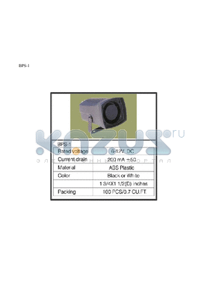 BPS-1 datasheet - BPS-1