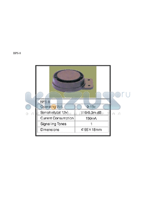 BPS-8 datasheet - BPS-8