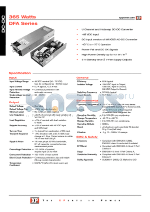 DFA35048S12-H datasheet - DC-DC Converter