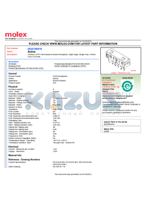 52418-0910 datasheet - 2.00mm (.079