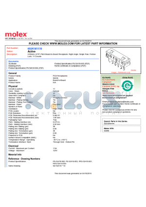 52418-1110 datasheet - 2.00mm (.079