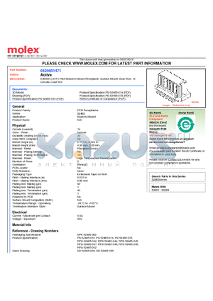 52465-1471 datasheet - 0.80mm (.031