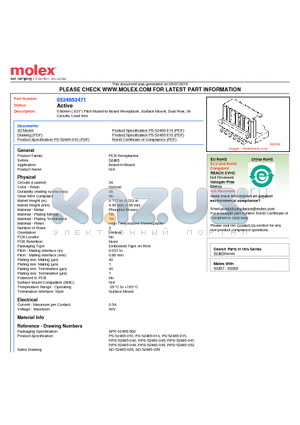 52465-3471 datasheet - 0.80mm (.031