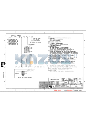 52601-G10-8LF datasheet - 00.100/2.54MM LOW PROFILE SHOROUDED VERTICAL HEADER