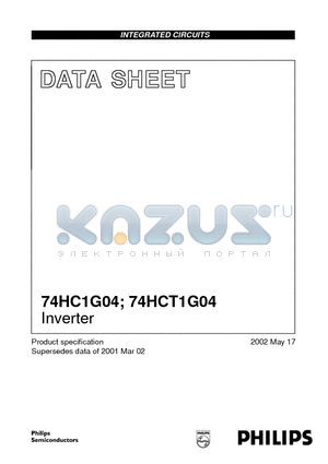 74HC1G04 datasheet - Inverter