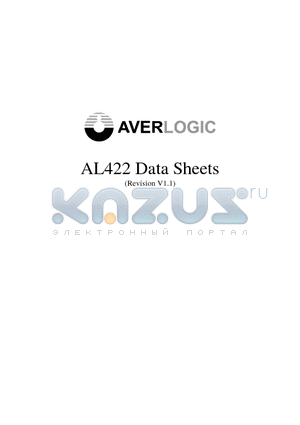 AL422V3 datasheet - AL422 3M-Bits FIFO Field Memory