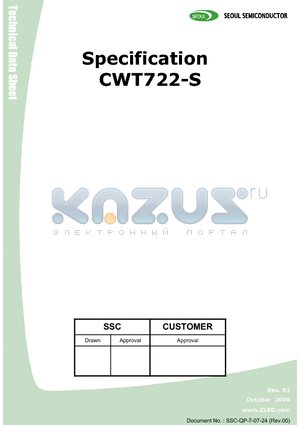 CWT722-S datasheet - surface-mount LED