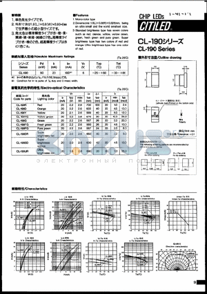 CL-190Y datasheet - CL190