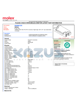 52996-1370 datasheet - 1.00mm (.039