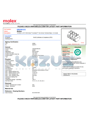 391001212 datasheet - 12.00mm (.472