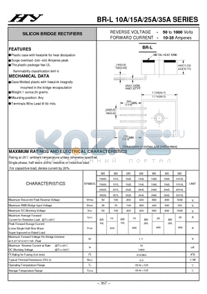 BR101L datasheet - SILICON BRIDGE RECTIFIERS